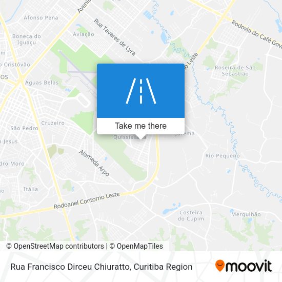 Rua Francisco Dirceu Chiuratto map