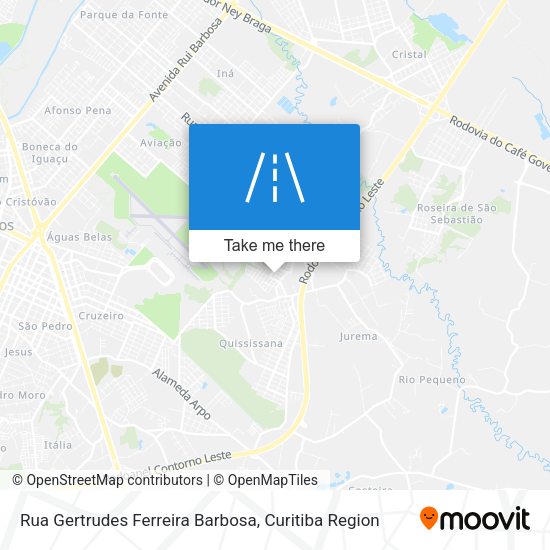 Rua Gertrudes Ferreira Barbosa map