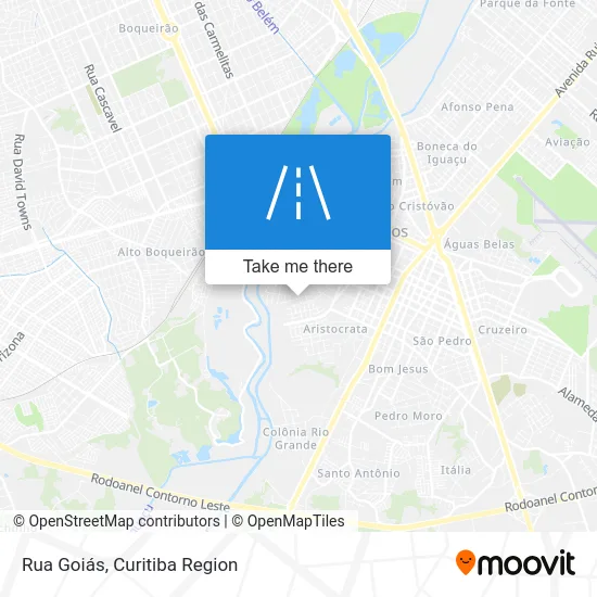 Rua Goiás map