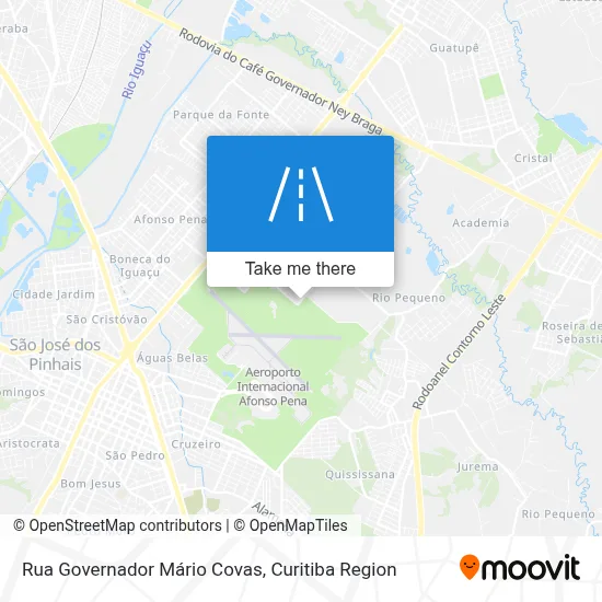 Rua Governador Mário Covas map