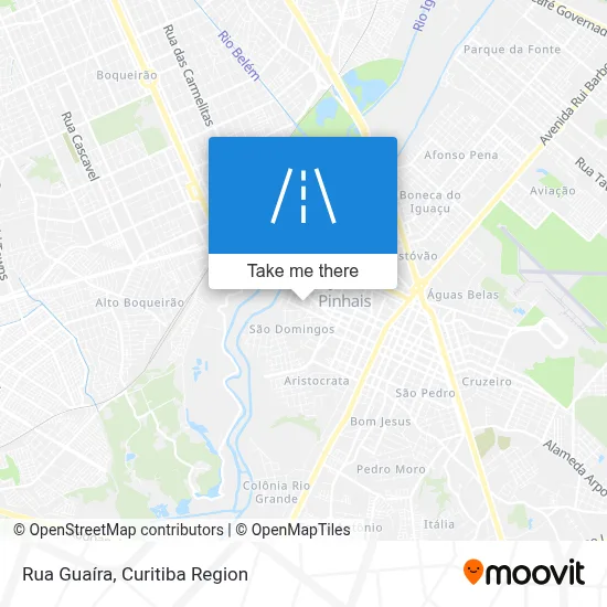 Rua Guaíra map