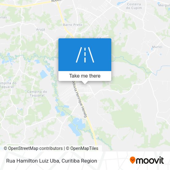 Rua Hamilton Luiz Uba map
