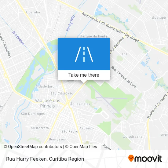 Rua Harry Feeken map