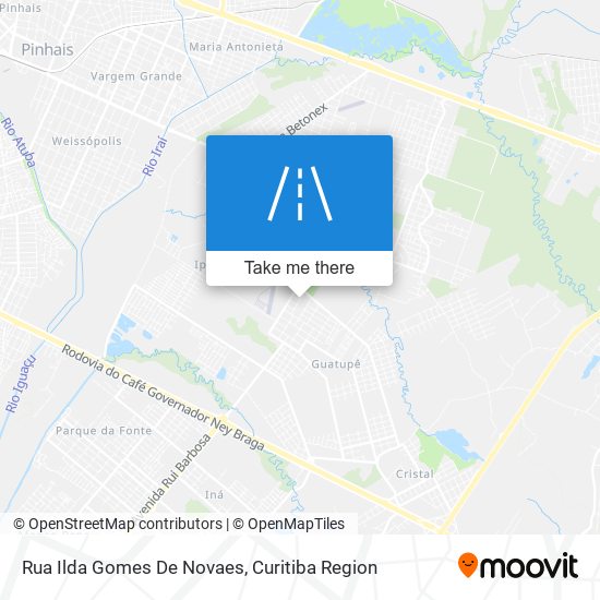 Mapa Rua Ilda Gomes De Novaes