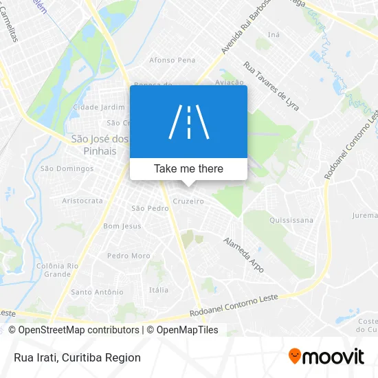 Rua Irati map