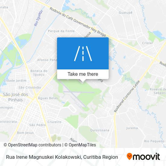 Rua Irene Magnuskei Kolakowski map