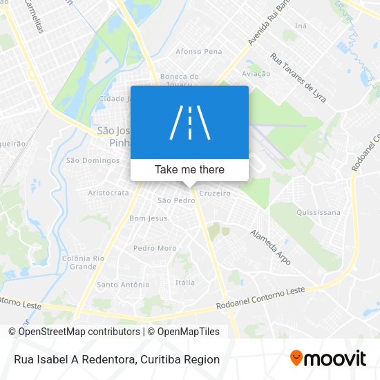 Rua Isabel A Redentora map