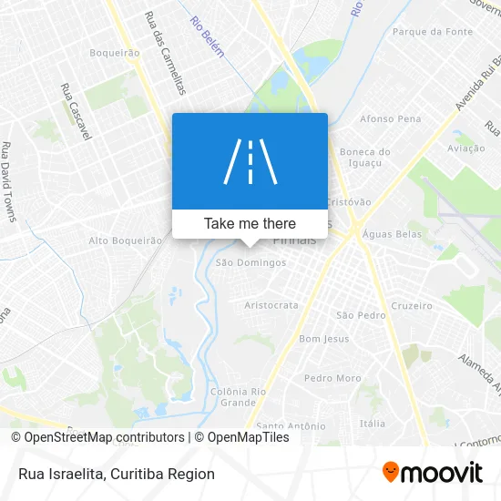 Rua Israelita map