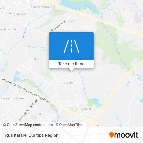 Rua Itararé map