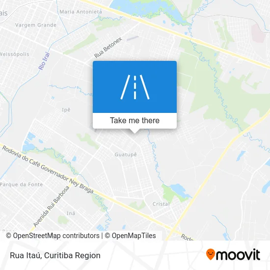 Rua Itaú map