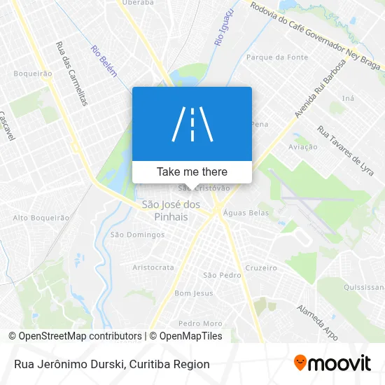 Rua Jerônimo Durski map