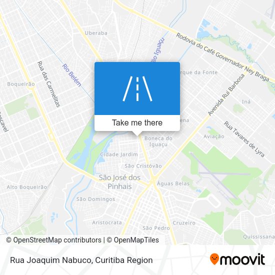 Rua Joaquim Nabuco map