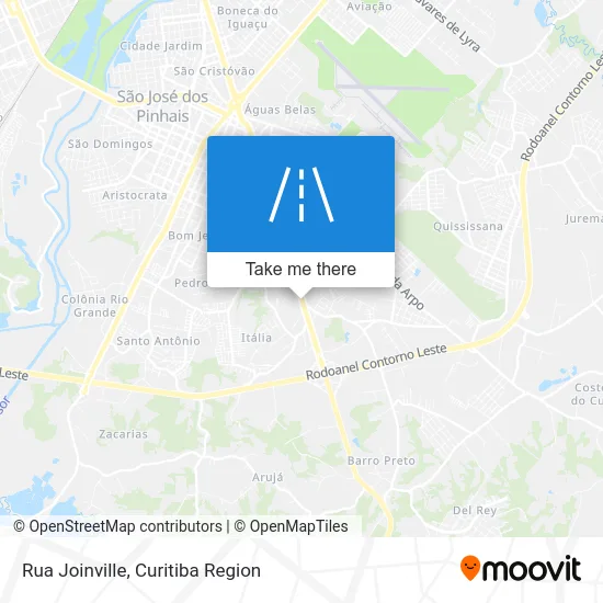 Rua Joinville map