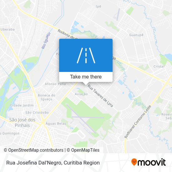 Rua Josefina Dal'Negro map
