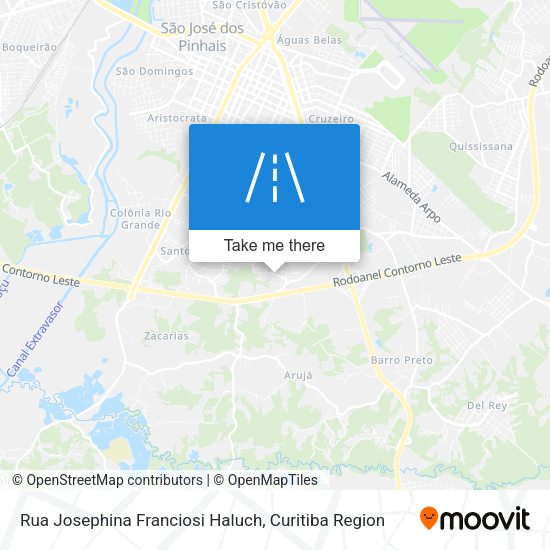 Rua Josephina Franciosi Haluch map