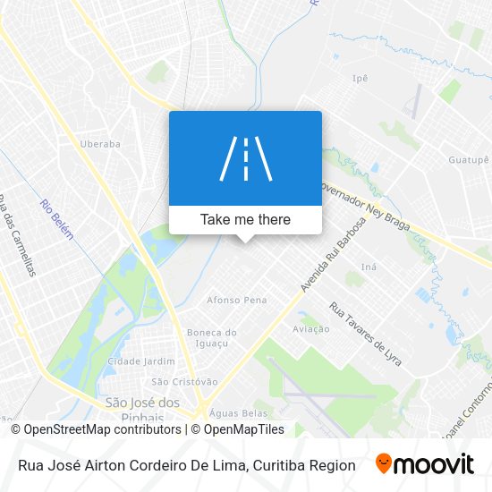Rua José Airton Cordeiro De Lima map