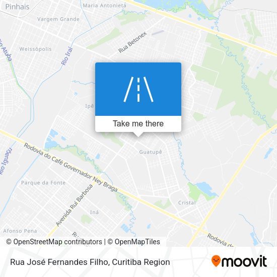 Rua José Fernandes Filho map