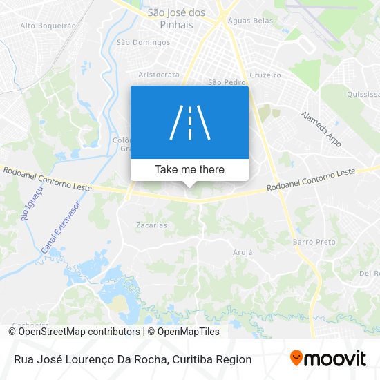 Rua José Lourenço Da Rocha map