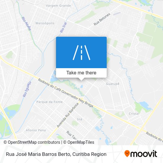 Rua José Maria Barros Berto map