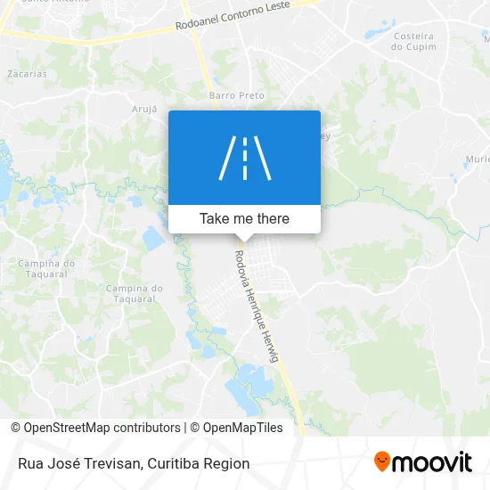 Rua José Trevisan map