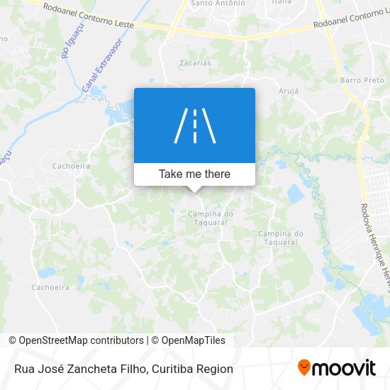 Rua José Zancheta Filho map
