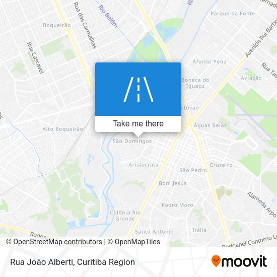 Rua João Alberti map