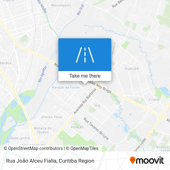 Rua João Alceu Fialla map