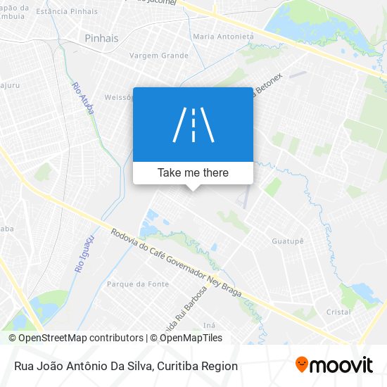 Mapa Rua João Antônio Da Silva