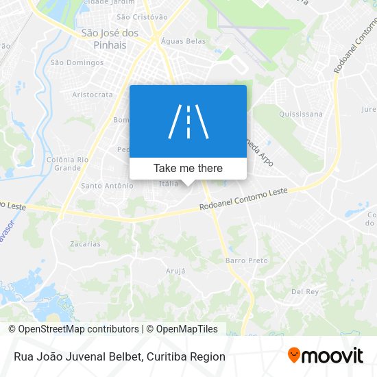 Rua João Juvenal Belbet map