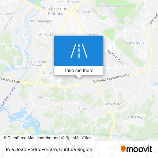 Rua João Pedro Ferraro map