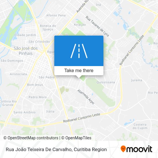 Rua João Teixeira De Carvalho map