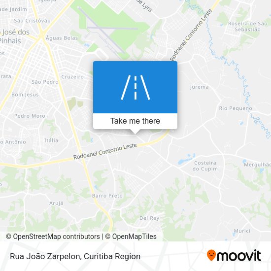 Rua João Zarpelon map