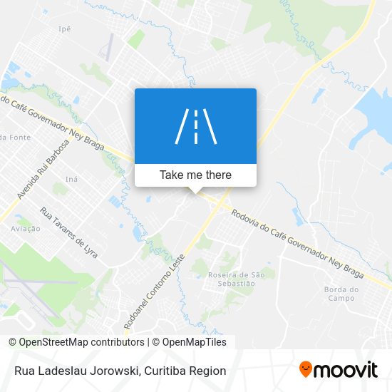 Rua Ladeslau Jorowski map