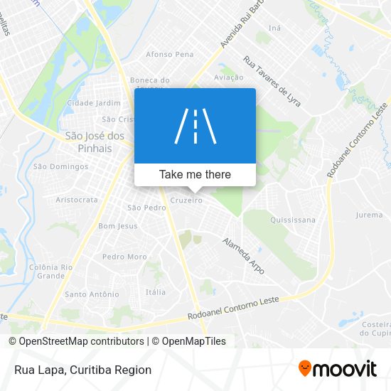 Rua Lapa map