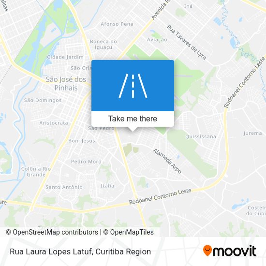 Rua Laura Lopes Latuf map