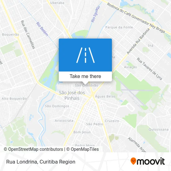 Rua Londrina map