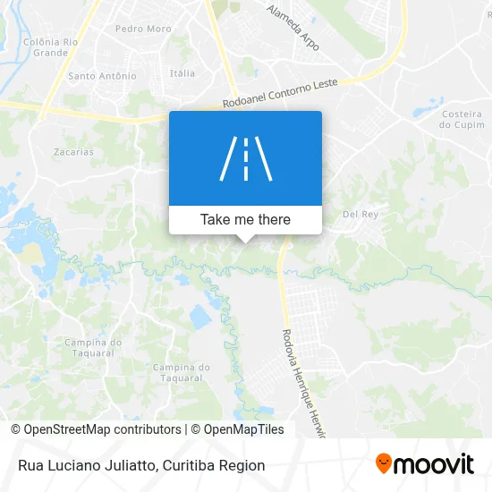 Rua Luciano Juliatto map