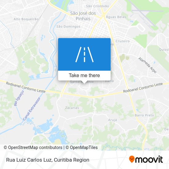 Rua Luiz Carlos Luz map