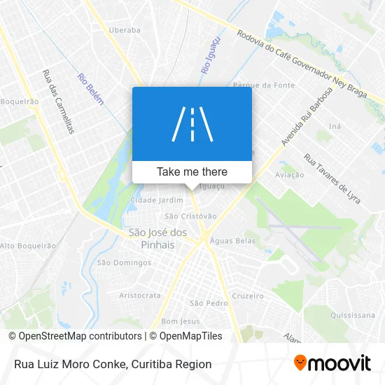 Rua Luiz Moro Conke map