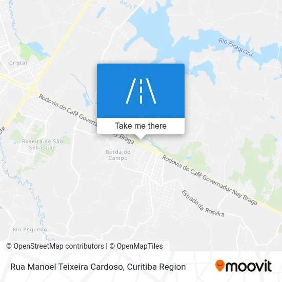 Rua Manoel Teixeira Cardoso map