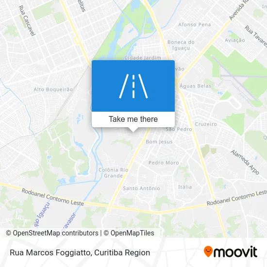 Rua Marcos Foggiatto map