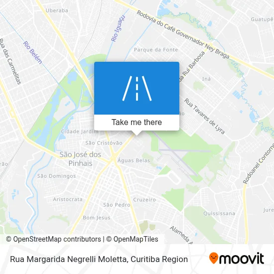 Rua Margarida Negrelli Moletta map
