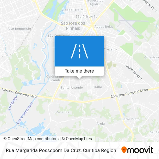 Rua Margarida Possebom Da Cruz map