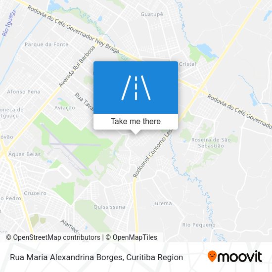 Rua Maria Alexandrina Borges map