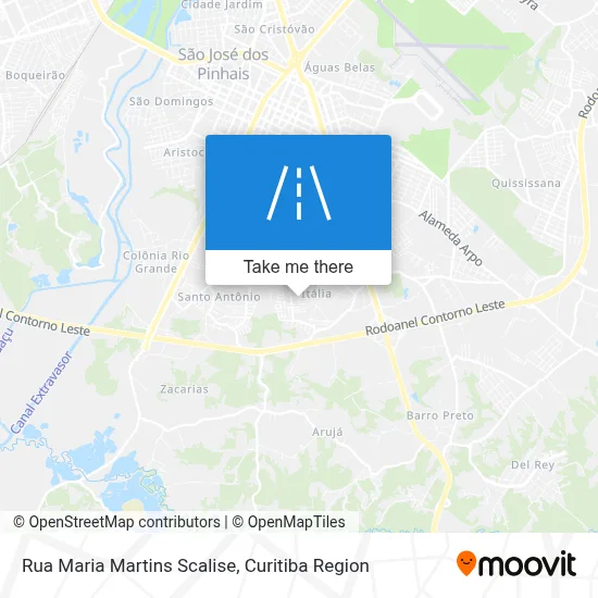 Rua Maria Martins Scalise map