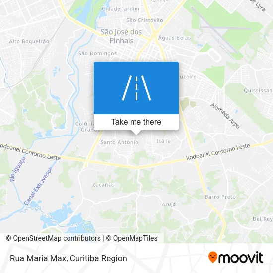 Rua Maria Max map