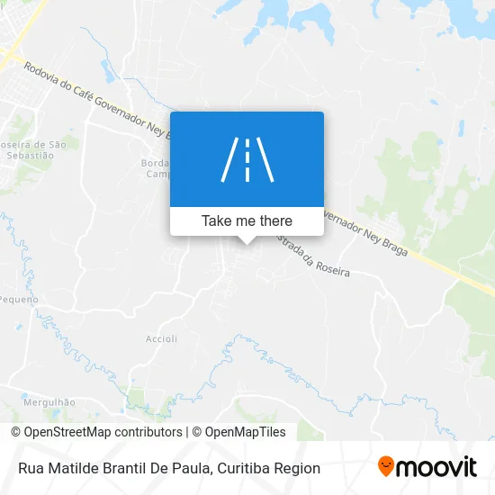 Rua Matilde Brantil De Paula map