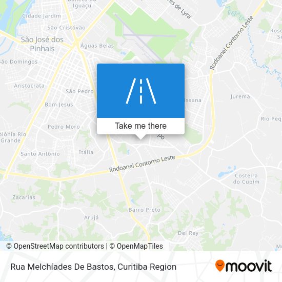 Rua Melchíades De Bastos map