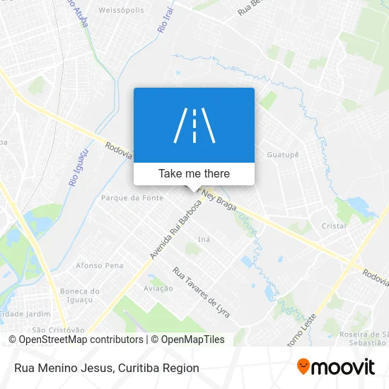 Rua Menino Jesus map