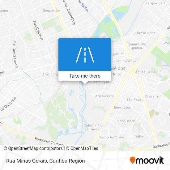 Rua Minas Gerais map